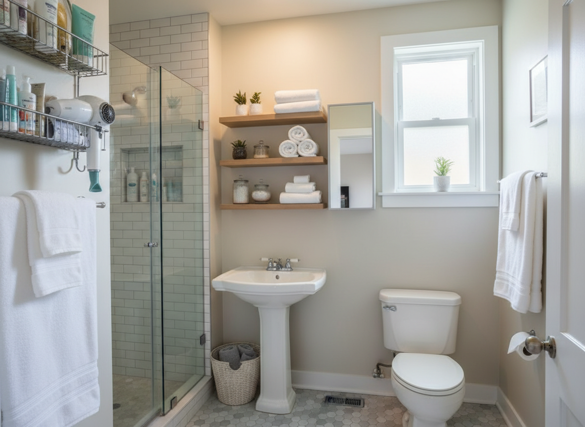 Adding Storage Without Losing Space in Small Milwaukie Bathrooms