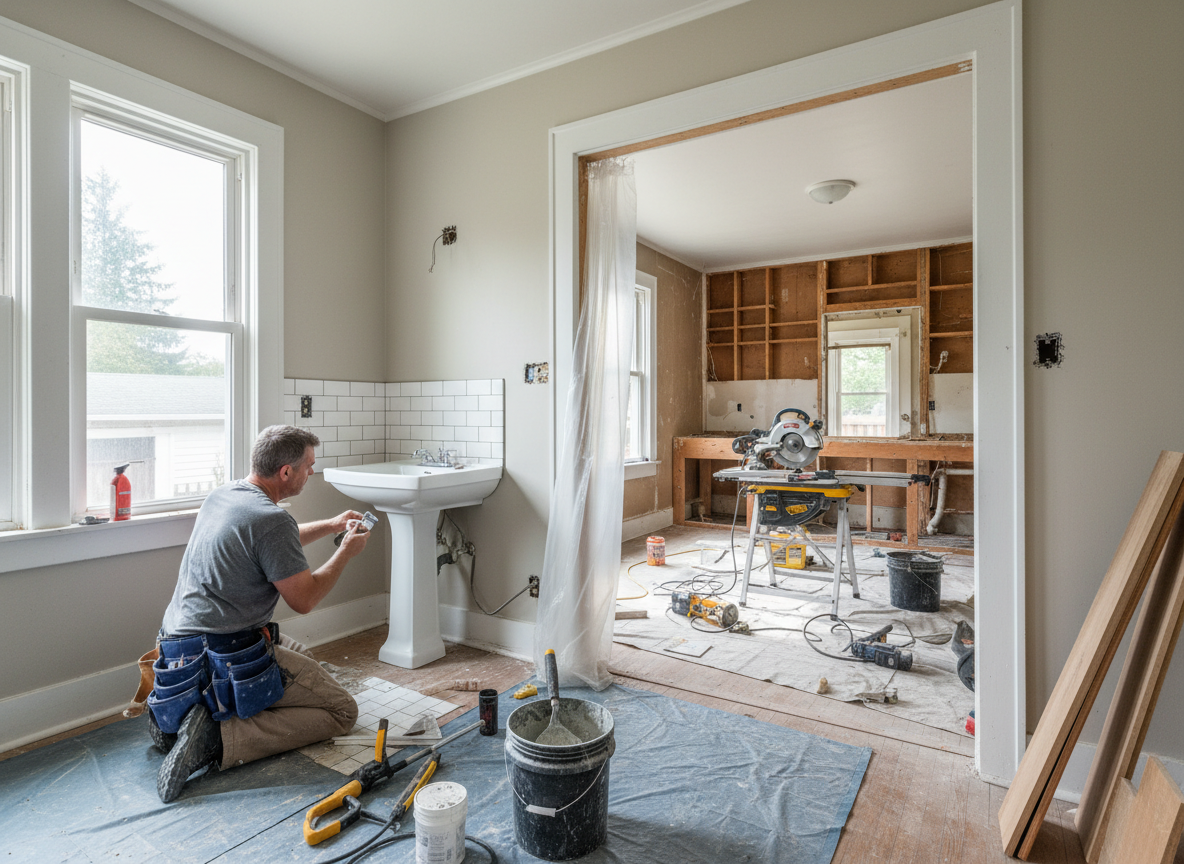 Bathroom and Kitchen Remodel in Milwaukie, OR