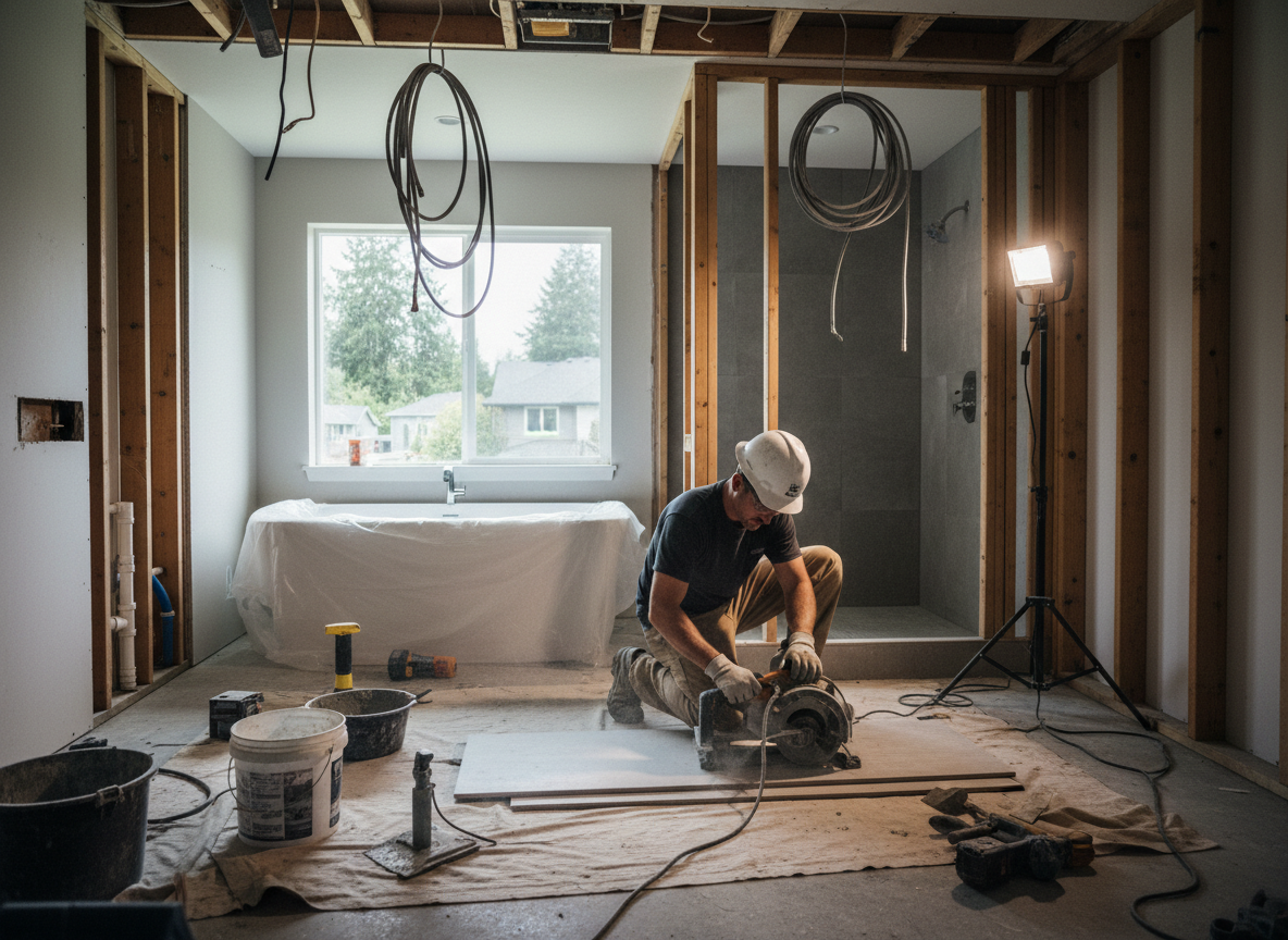 Master Bathroom Remodel in Milwaukie, OR